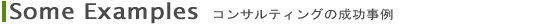 Some Examples RTeBO̐